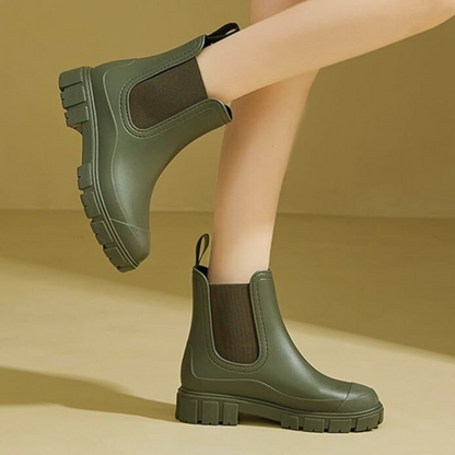 Botas impermeáveis para mulher com sola antiderrapante