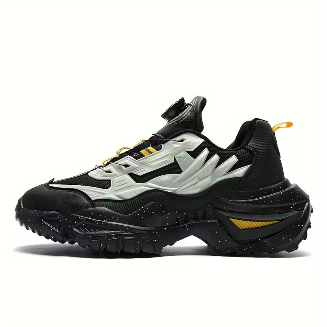 Sapatos desportivos para homem com fivela giratória