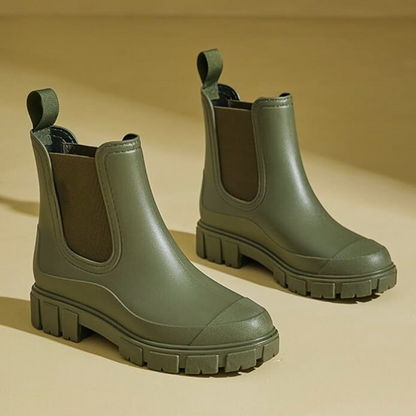 Botas impermeáveis para mulher com sola antiderrapante