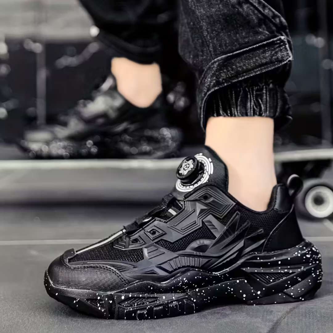 Sapatos desportivos para homem com fivela giratória