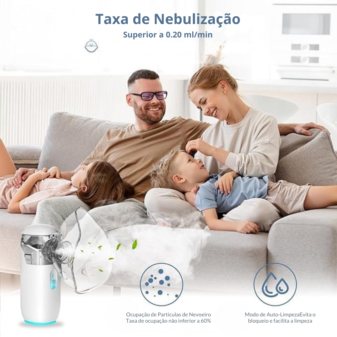 Nebulizador portátil para inaloterapia