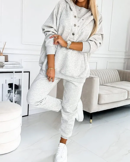 Conjunto esportivo casual para mulher