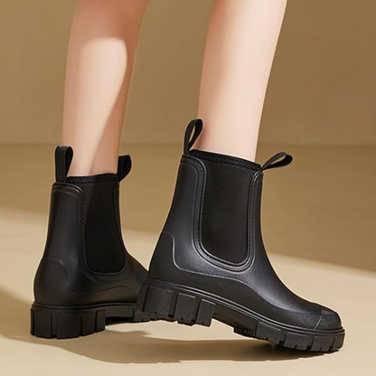 Botas impermeáveis para mulher com sola antiderrapante
