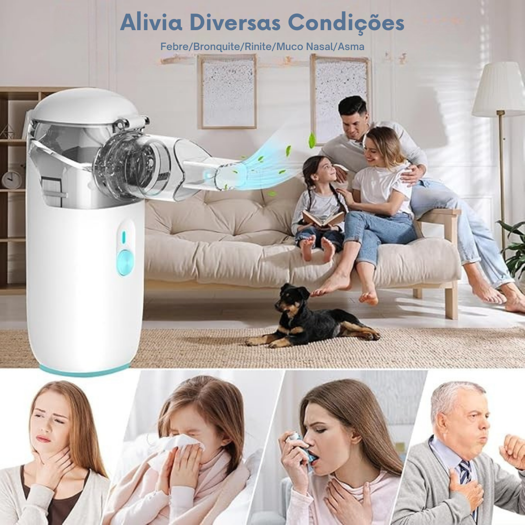 Nebulizador portátil para inaloterapia