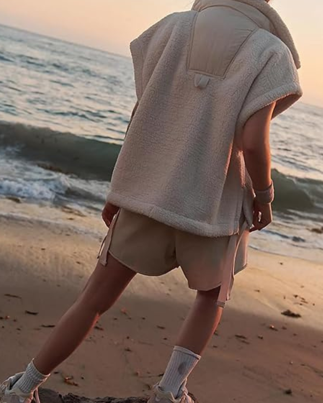 Colete de lã oversize sem mangas®