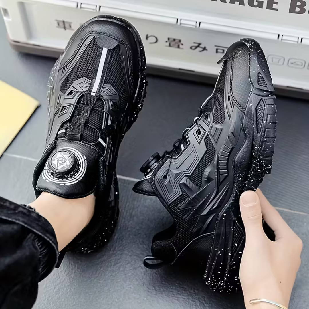 Sapatos desportivos para homem com fivela giratória
