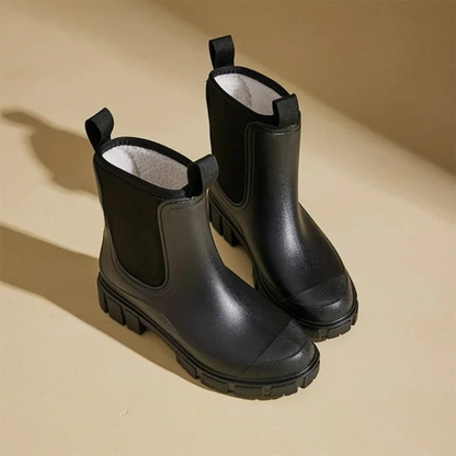 Botas impermeáveis para mulher com sola antiderrapante