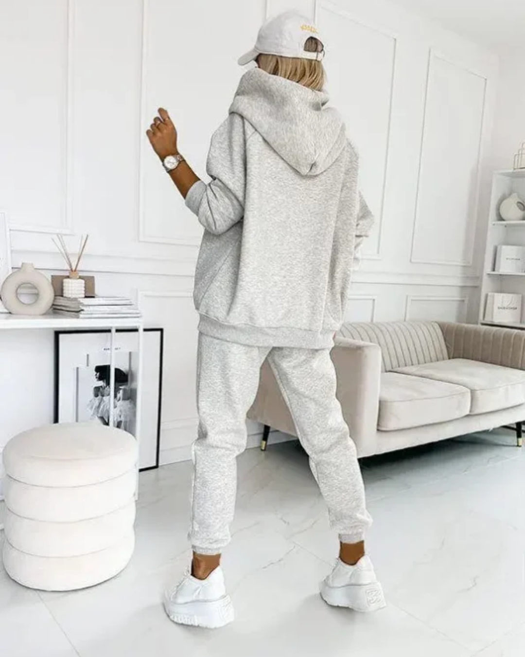 Conjunto esportivo casual para mulher