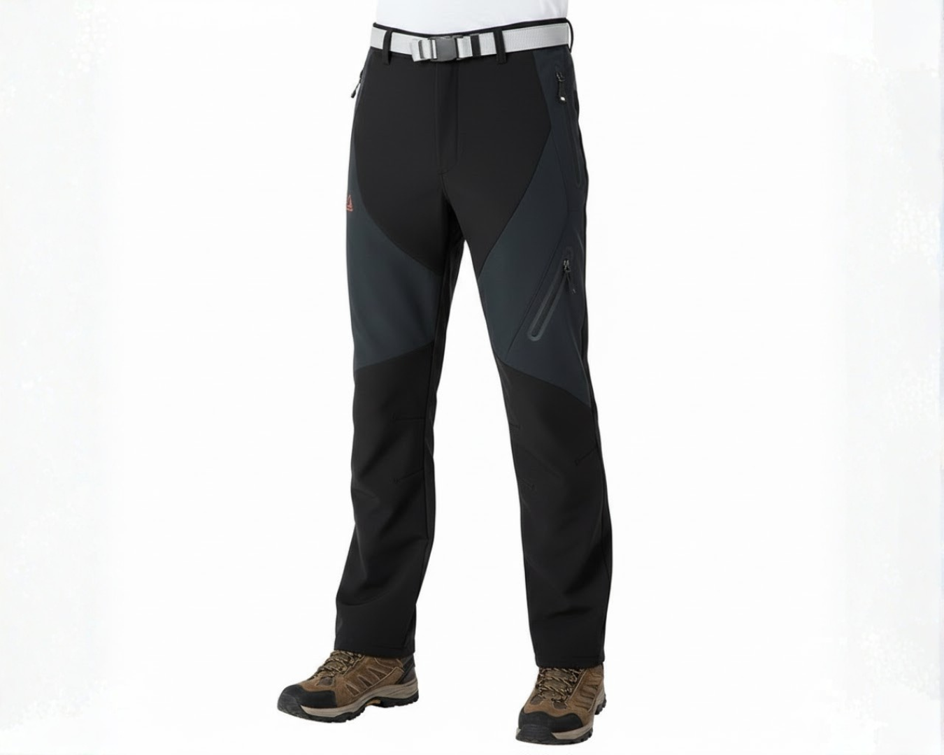 Calças pretas sofisticadas com caimento impecável