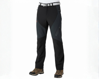 Calças pretas sofisticadas com caimento impecável