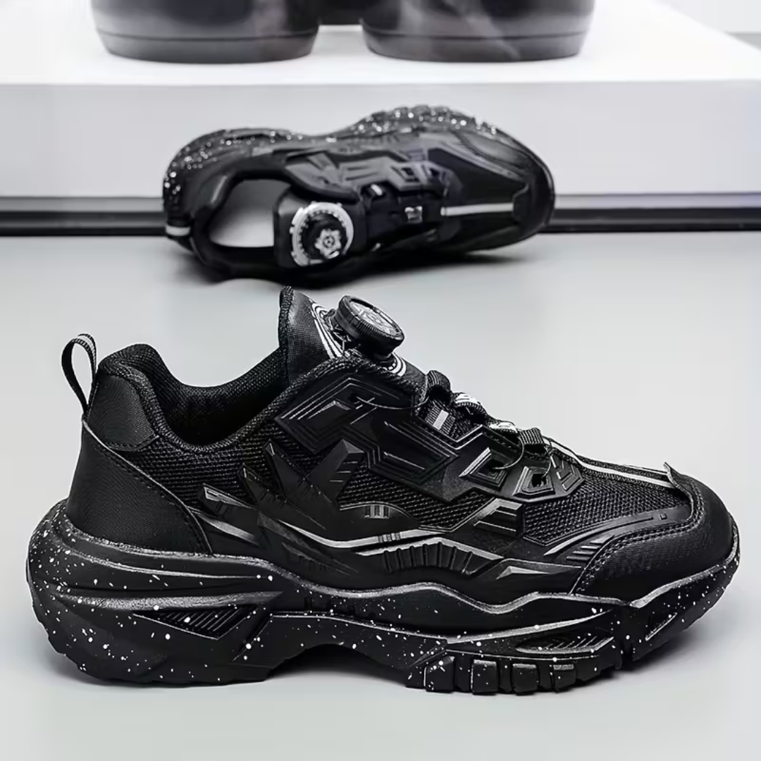 Sapatos desportivos para homem com fivela giratória