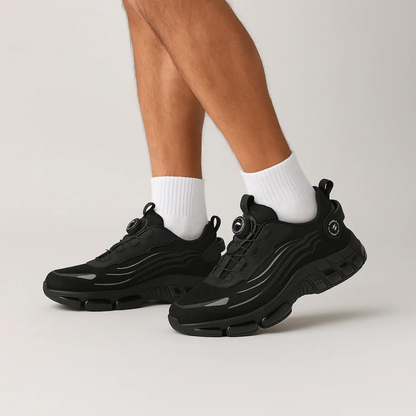 Sapatos confortáveis com biqueira de aço e ajuste seguro para homem