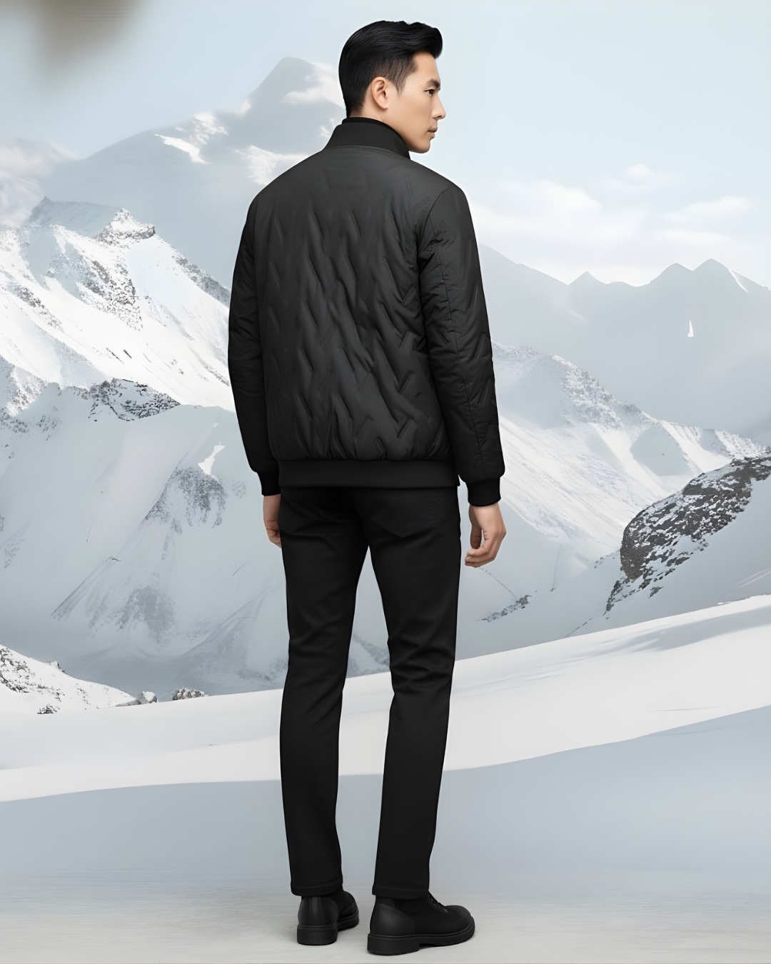 Casaco bomber acolchoado para homem