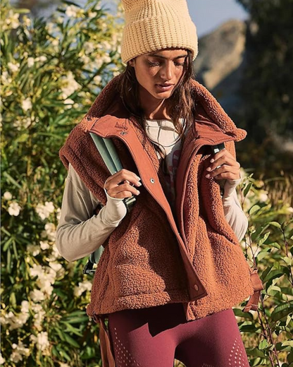 Colete de lã oversize sem mangas®