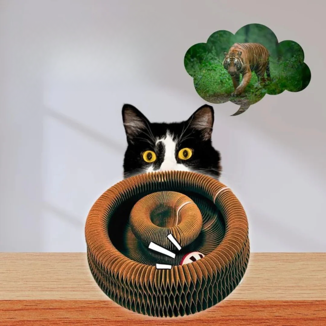 Brinquedo Interativo 3 em 1 para Estimular e Acalmar o seu Gato