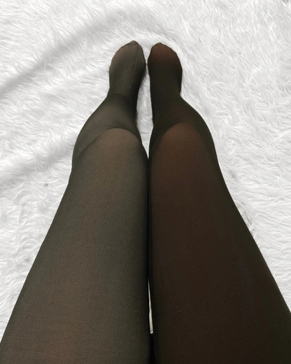 Leggings térmicas de inverno com forro polar grosso e cintura alta®