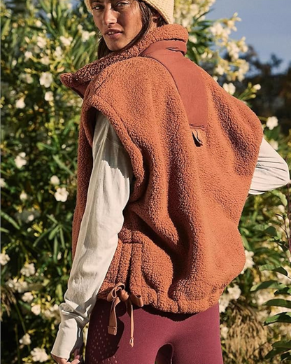 Colete de lã oversize sem mangas®