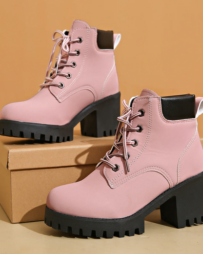 Botas com salto quadrado e confortáveis para uso diário®