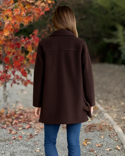 Casaco Clássico de Botões para Mulher