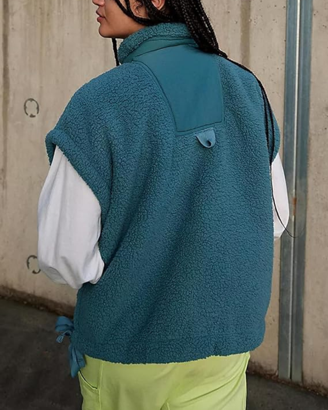 Colete de lã oversize sem mangas®