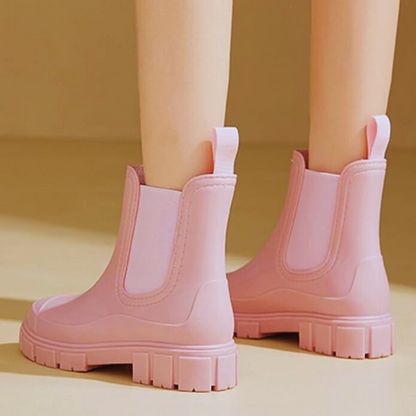 Botas impermeáveis para mulher com sola antiderrapante