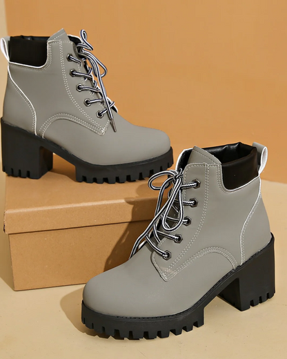 Botas com salto quadrado e confortáveis para uso diário®