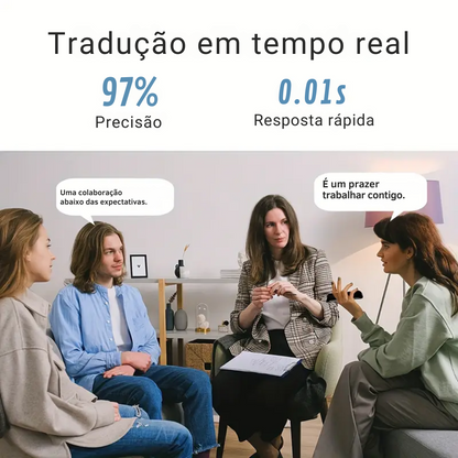 Traductor de Idiomas Portátil ten una comunicação instantânea em viagens e negócios